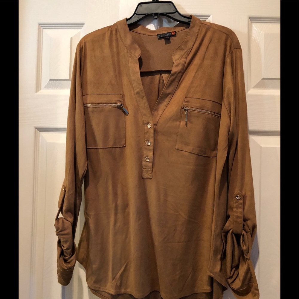 Guess “suede-feel” Shirt-XL